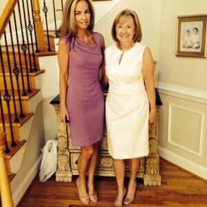 Kay Unger Lilac Sleeveless Sheath Dress  – Sz 4